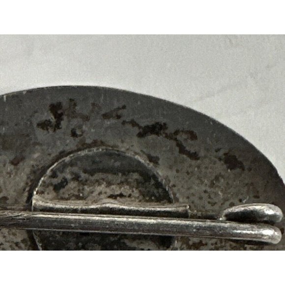 aksel holmsen norway sterling silver With A Viking And Enamel Blue Sky Signed - Picture 3 of 4